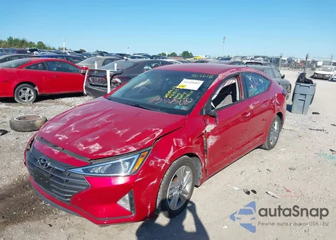 2020 Hyundai Elantra Sel z USA, uszkodzony, nr VIN 5NPD84LF0LH562618